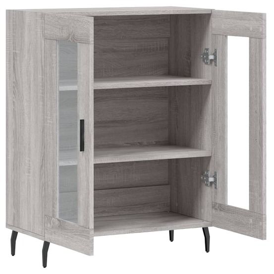 Buffet bahut commode armoire meuble de rangement organisateur cuisine salle de séjour salon sonoma 69,5 x 34 x 90 cm bois d'i
