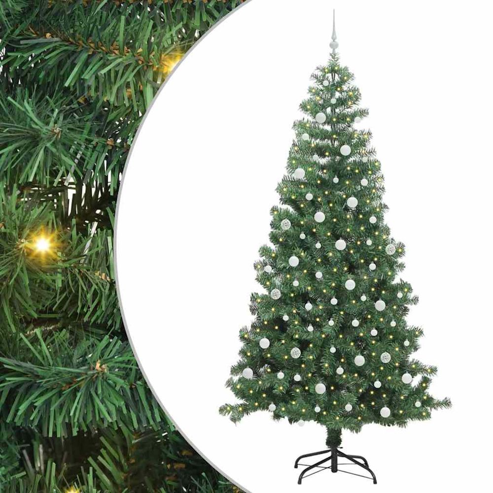 Sapin de noël vert 240 cm pvc