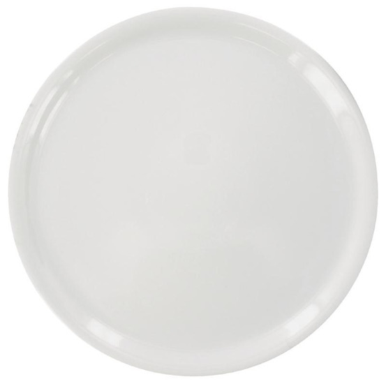 Assiette à pizza en porcelaine blanche 280 mm saturnia napoli - lot de 6