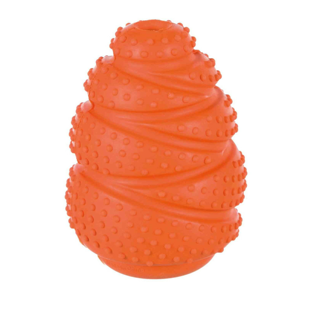 Balle strong sauteur orange de 7 cm. Jeux pour chiens