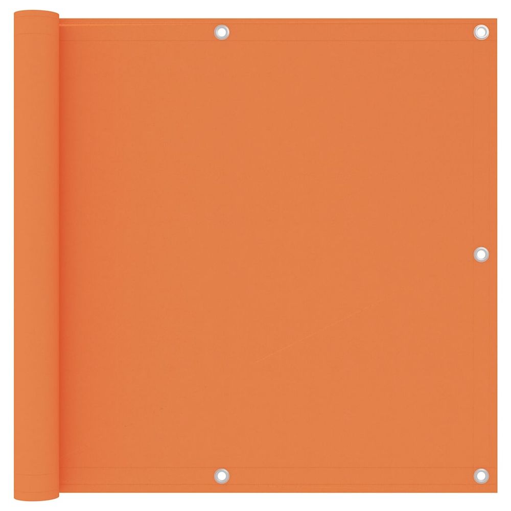 Écran de balcon orange 90x500 cm tissu oxford
