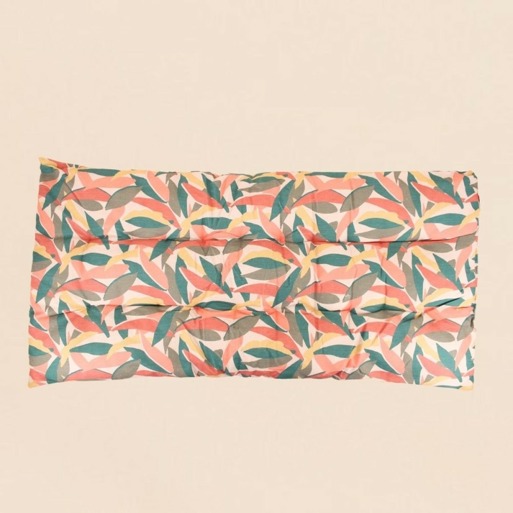 Matelas effet lin déperlant & anti-uv imprimé coloré 60x120cm