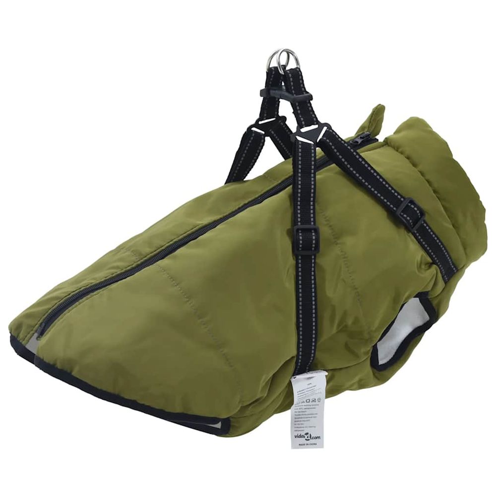 Manteau pour chiens avec harnais imperméable réfléchissant l48