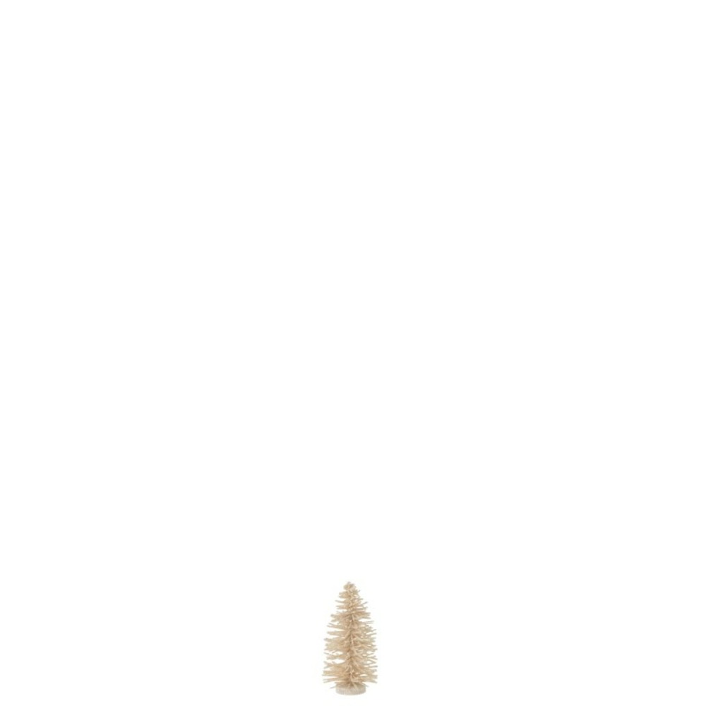 Sapin de noël en bois blanc 12x12x23 cm h23