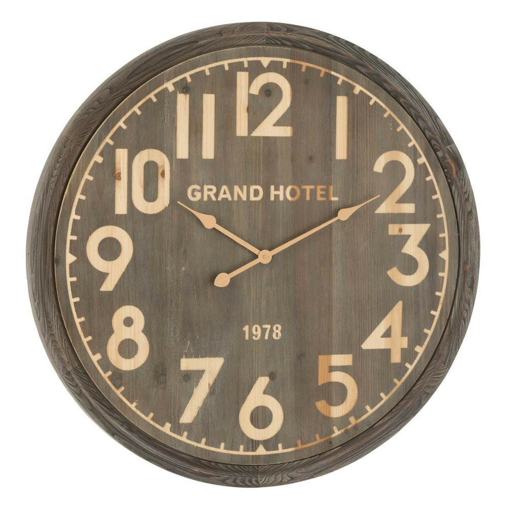 Horloge murale en bois 