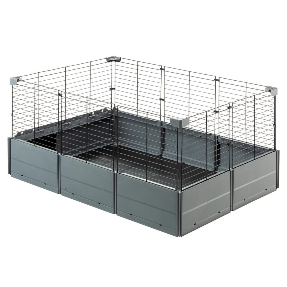 Cage pour cochons d'inde multipla open 107,5x72x50 cm noir