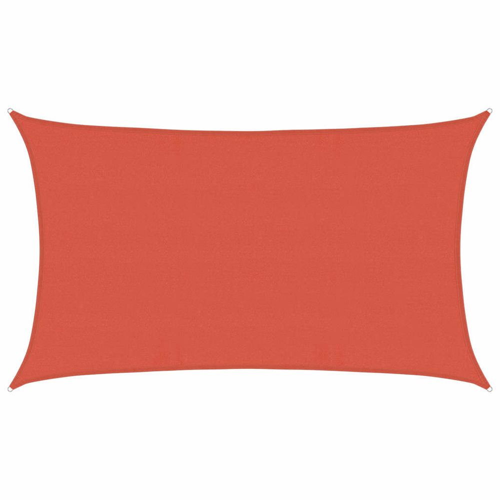 Voile d'ombrage 160 g/m² terre cuite 5x8 m pehd