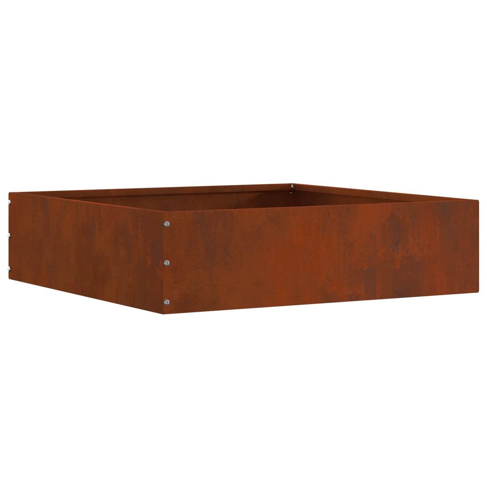 Bordure de pelouse 50 x 50 x 13 cm rouillé