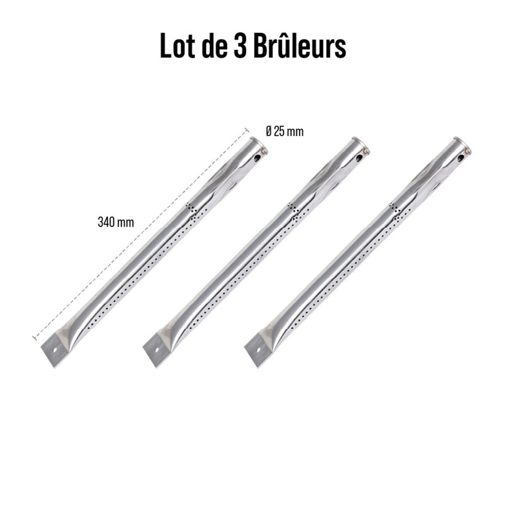 Lot 3 brûleurs