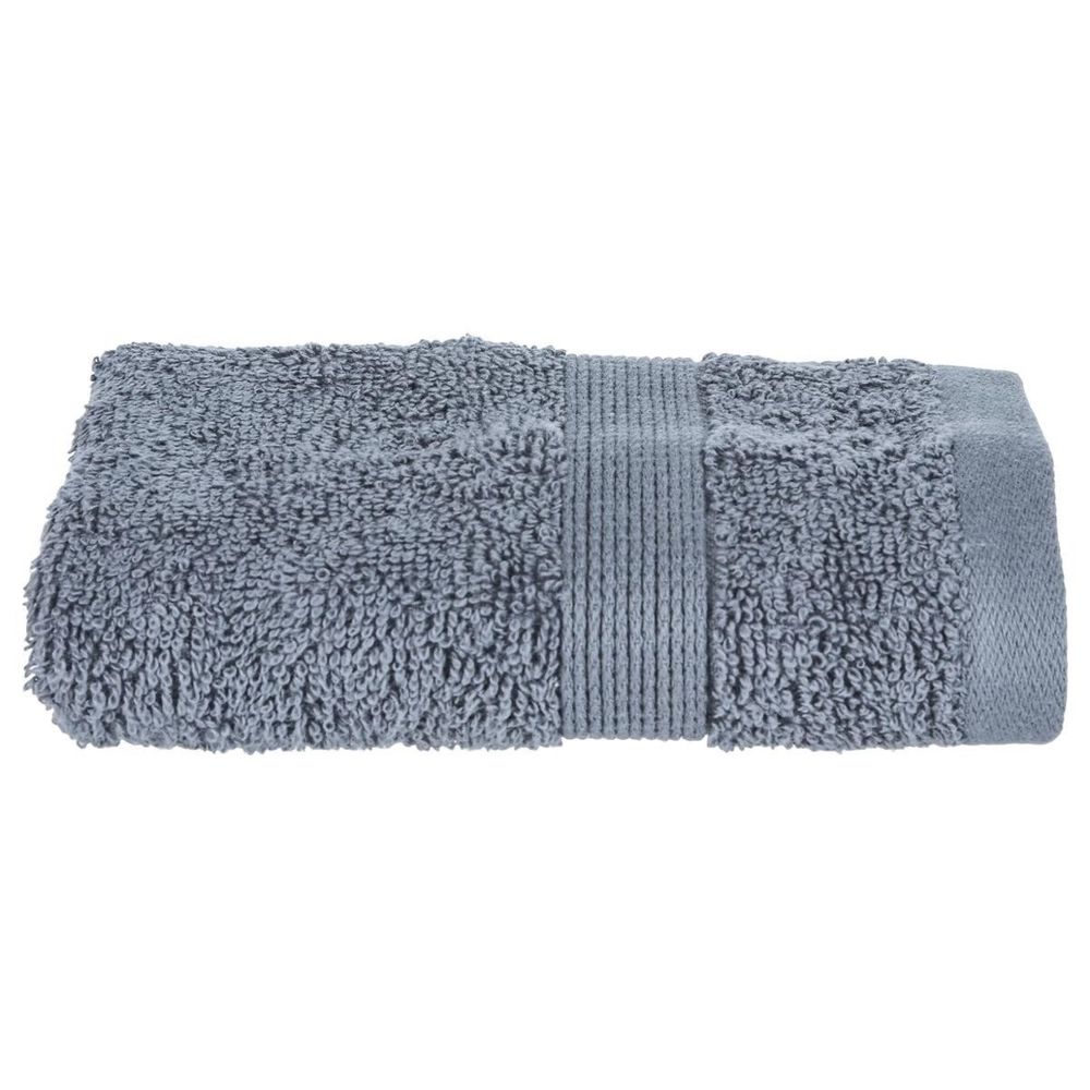 Serviette de toilette 50 x 90 cm couleur moderne gris fonce