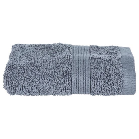 Serviette de toilette 50 x 90 cm couleur moderne gris fonce