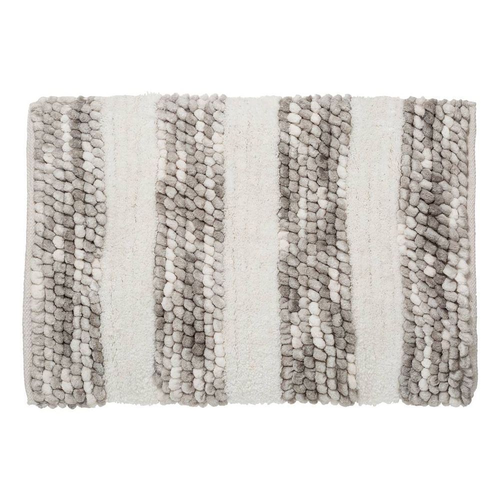Tapis 50x75cm gris blanc