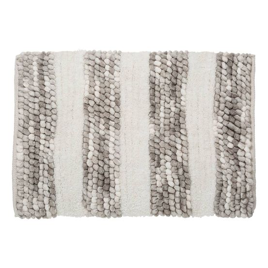 Tapis 50x75cm gris blanc