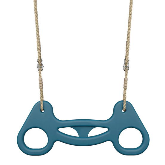 Trapèze à anneaux bleu pour portiques de 1,90 à 2,50 m - 541