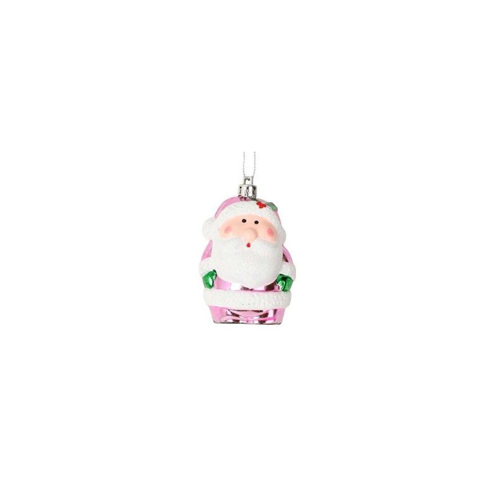 2 suspensions pere noel rose
