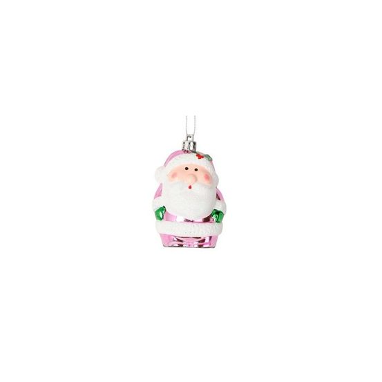 2 suspensions pere noel rose