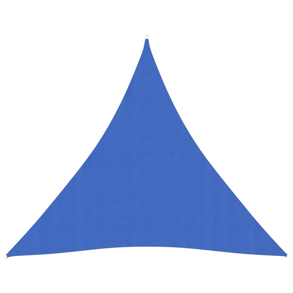 Voile toile d'ombrage parasol 160 g/m² pehd 4 x 4 x 4 m bleu