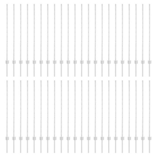 Poteaux de clôture 88 pcs argent 160 cm acier