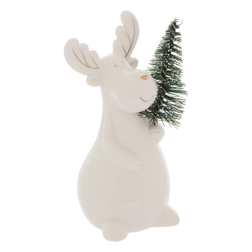 Renne de noël en céramique h. 11,7 cm