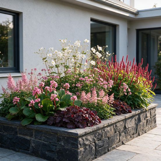 Pack massif d'ombre en mélange - 12 plants - h 15-25 cm, pot ø11 cm