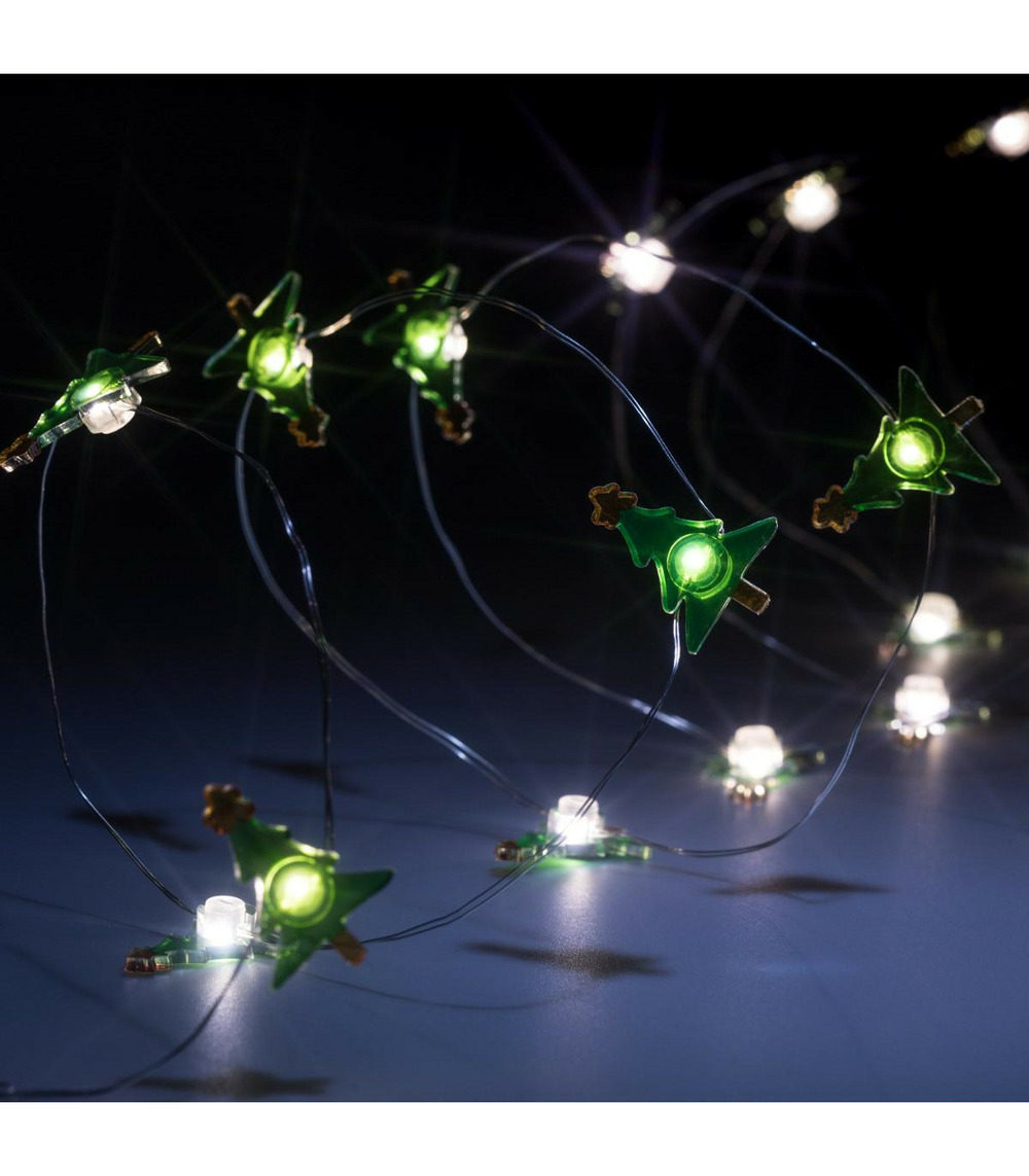 Guirlande lumineuse intérieur 20 personnages avec microled sur 1.90 m