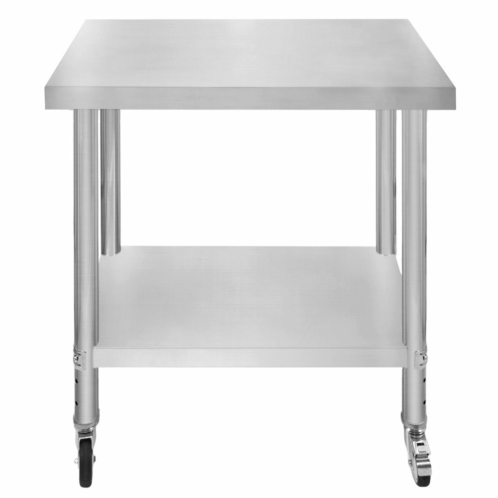Table de travail en inox 76cm x 45cm x 86cm - kukoo