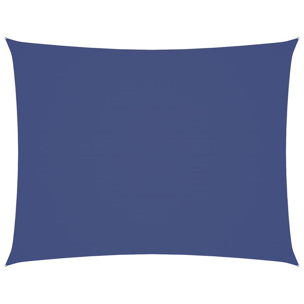 Voile de parasol tissu oxford rectangulaire 3x4,5 m bleu