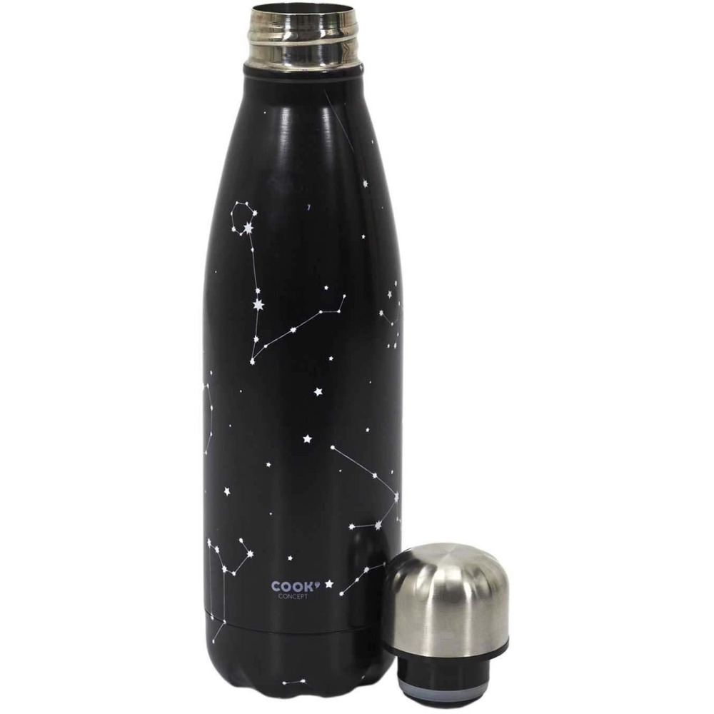 Coffret bouteille isotherme 50 cl avec mousqueton constellation