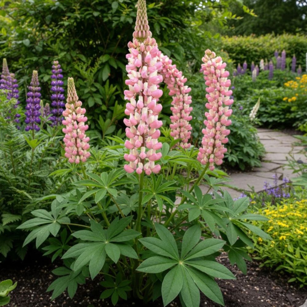 Lupin minarette lot de 3 godets