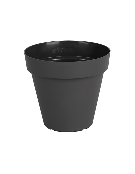 Pot de fleur capri 50 cm gris anthracite - artevasi lda