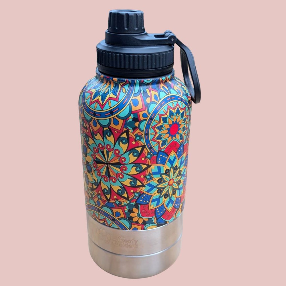 Gourde 1l 3 en 1 mandala