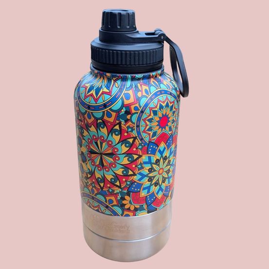 Gourde 1l 3 en 1 mandala