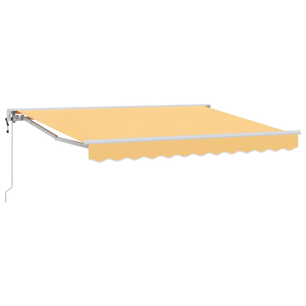 Auvent rétractable électrique sable 4 × 3 m