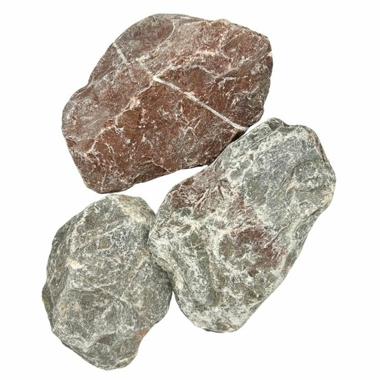 Pack +/- 1t (2 x 500kg) pierre à gabion chocolat ø 80/150 mm - Livraison STANDARD