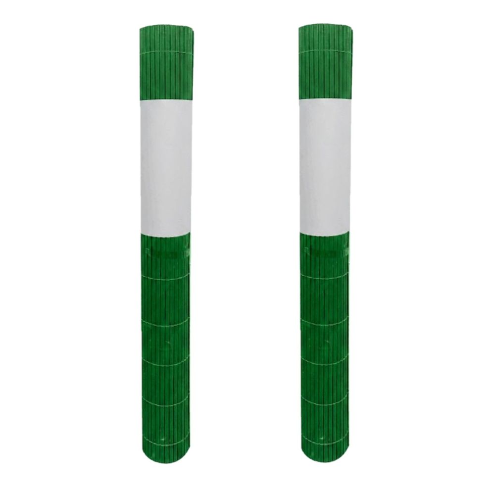 Lot de 2 canisses brise-vue occultantes en pvc