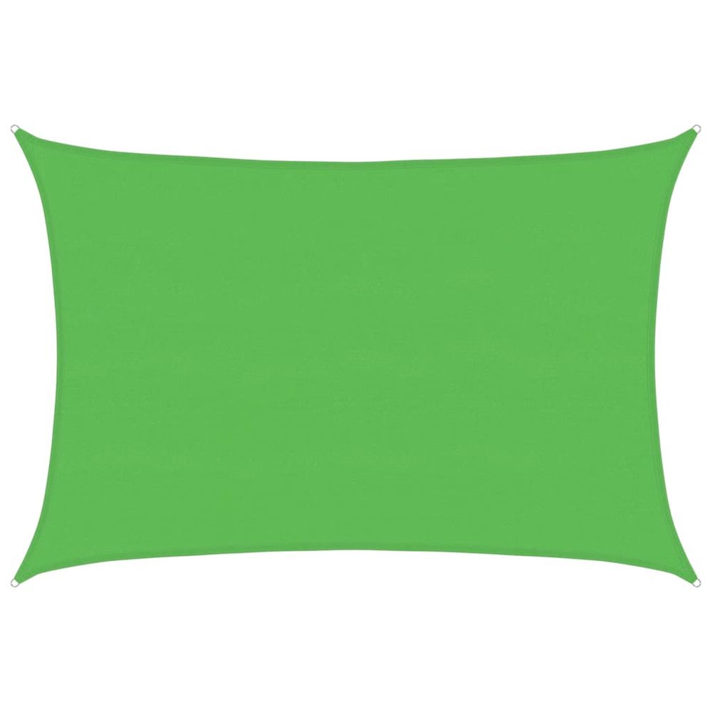 Voile d'ombrage 160 g/m² vert clair 5x7 m pehd