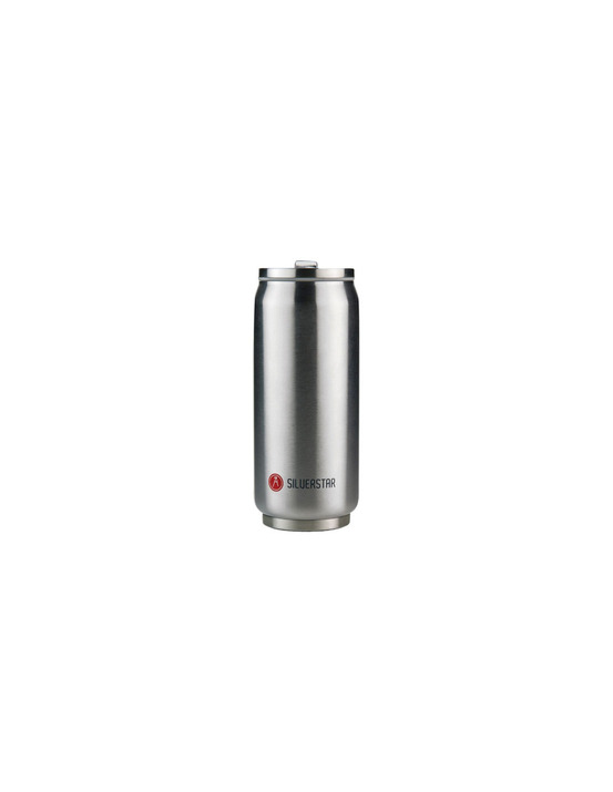Mug isotherme 500 ml métal argent - pull can'it - les artistes