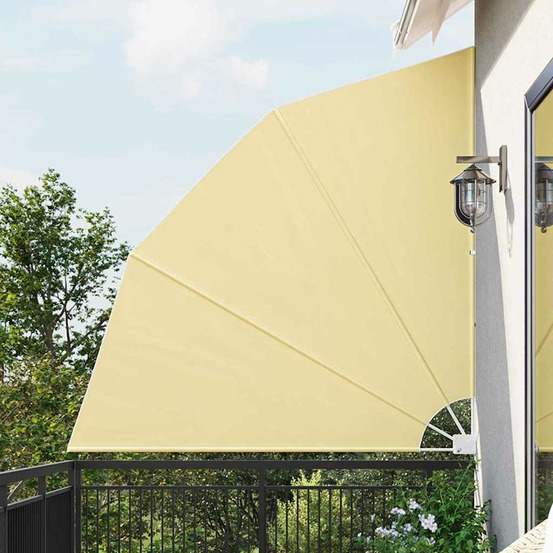 Écran de confidentialité pour balcon sable 210 x 210 cm