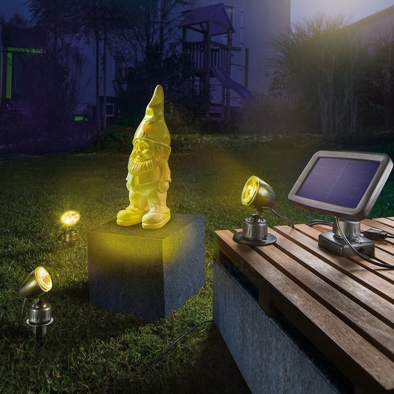 Spot solaire trio pro rvb