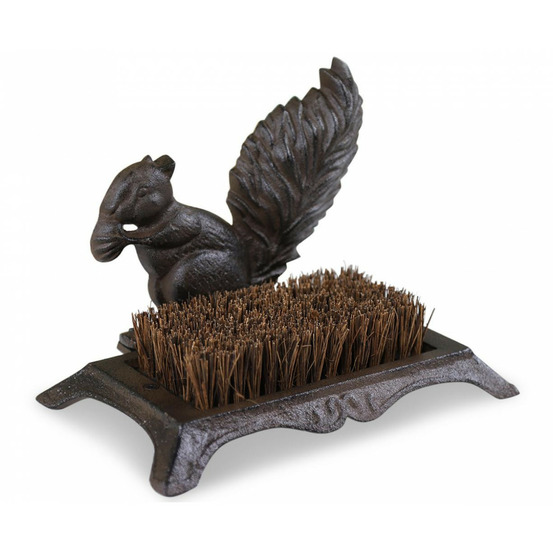 Gratte-pied fonte fonte marron - décoration d'autrefois