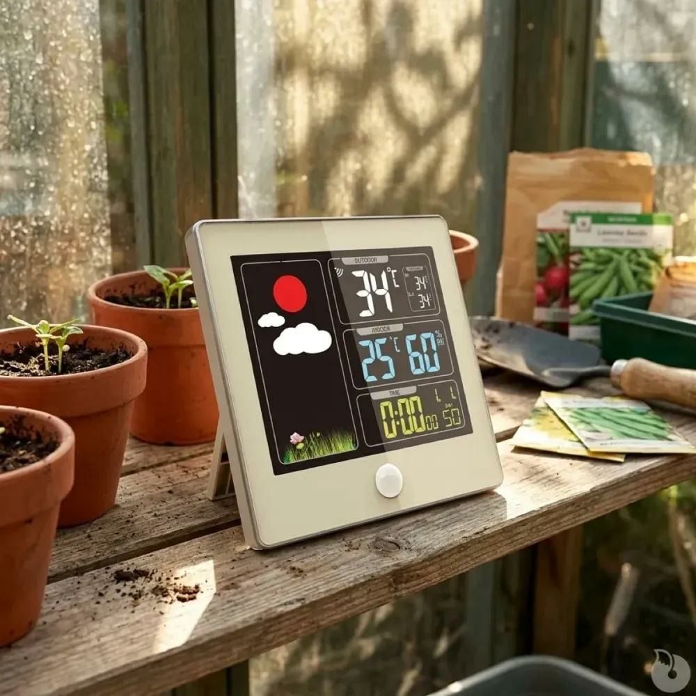 Station météo sans fil écran lcd couleur