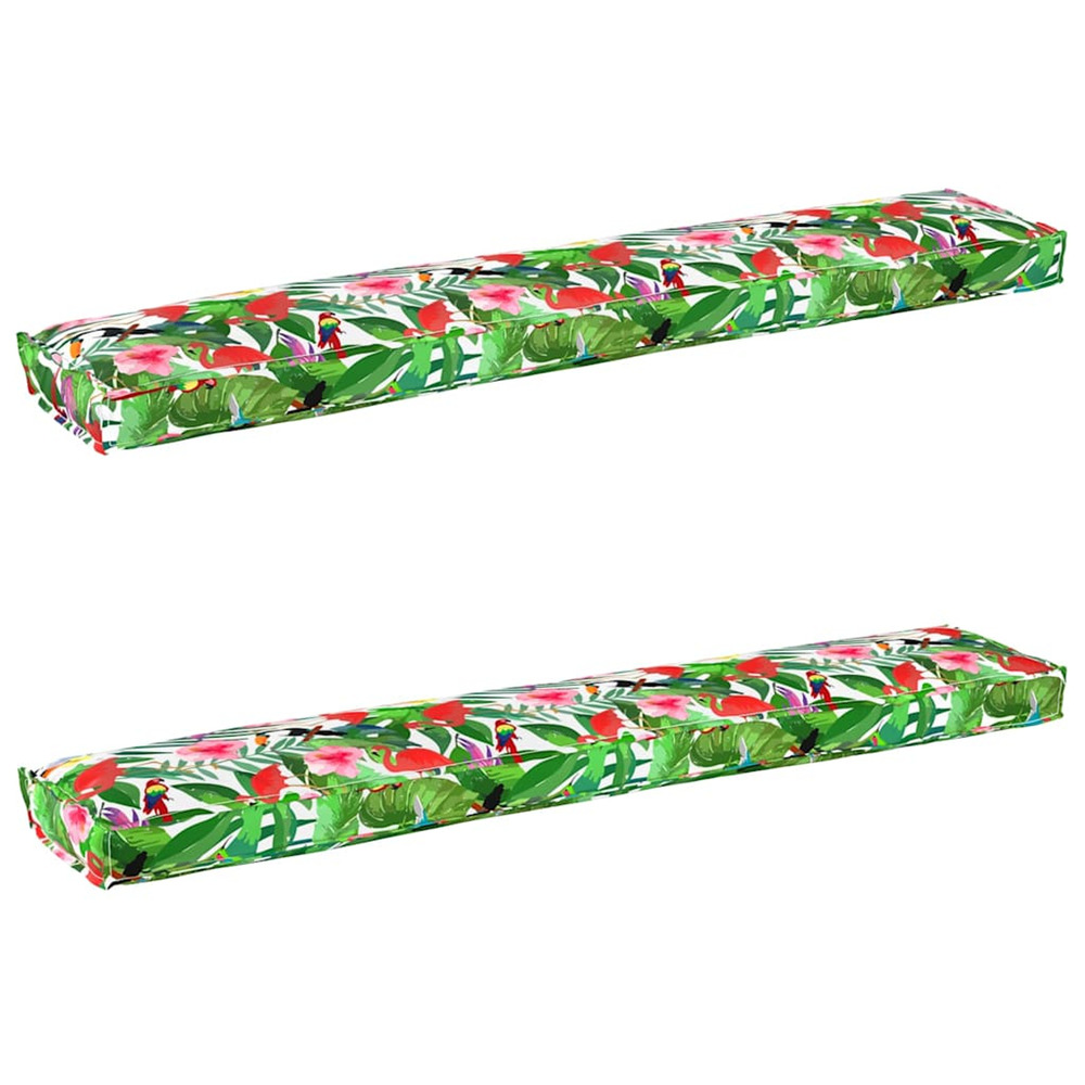 Set de coussins de palette floral 2 pcs jungle tropicale