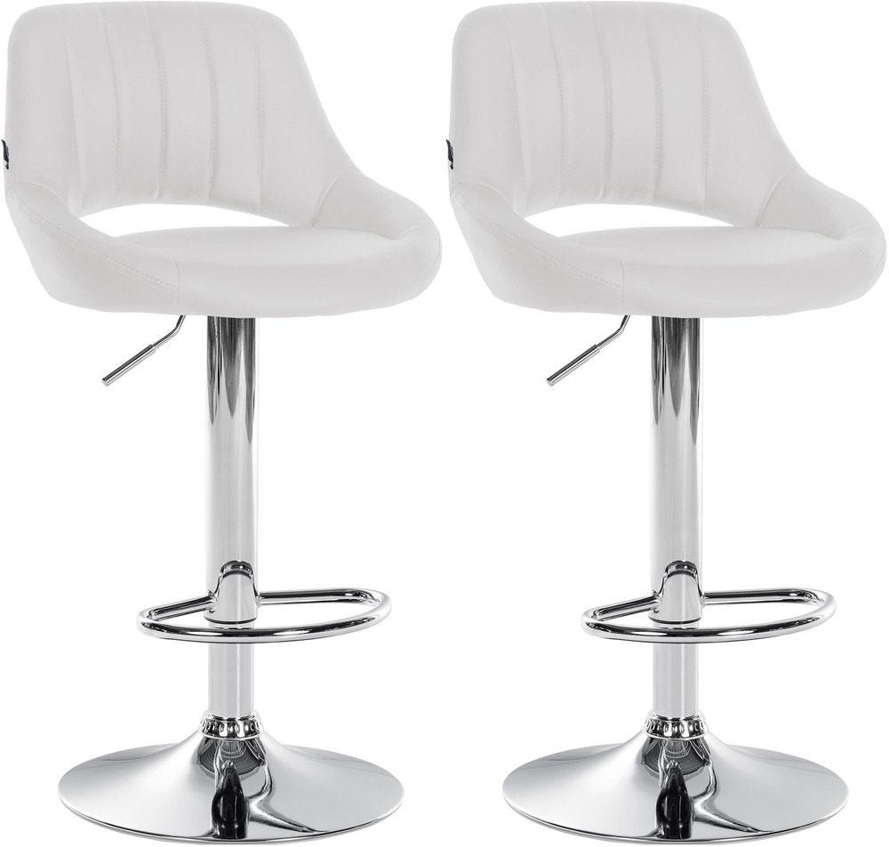 Lot de 2 tabourets de bar milet simili cuir c