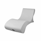 Polyethylene blanc sined chaise longue andromeda bianca