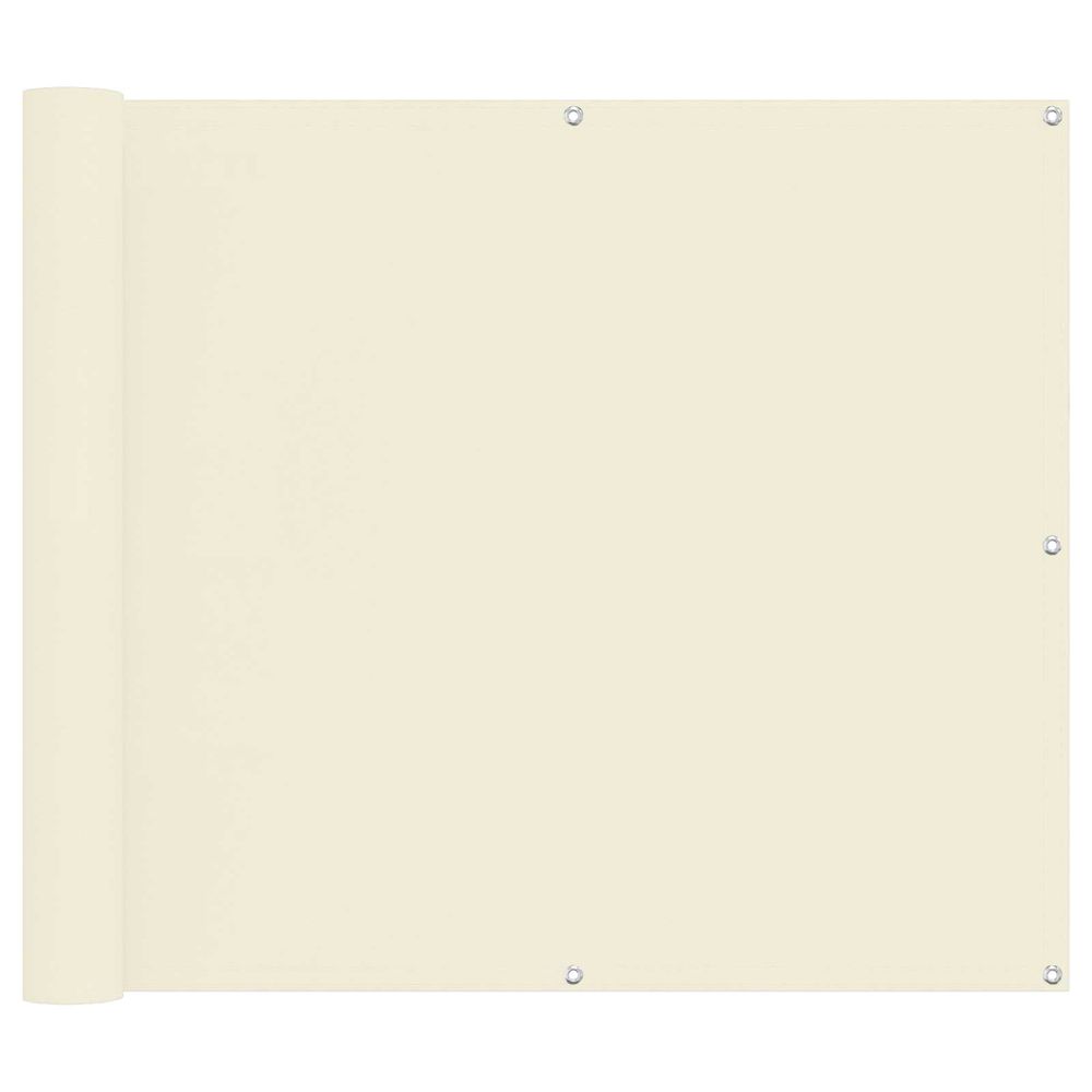 Écran de balcon 90 x 200 cm oxford alu enduit de pu