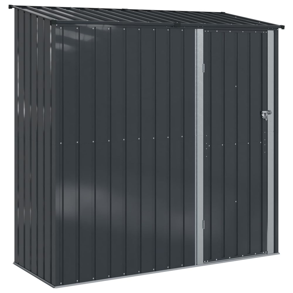 Cabanons de jardin anthracite 203 x 85,5 x 200 cm métал