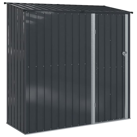 Cabanons de jardin anthracite 203 x 85,5 x 200 cm métал