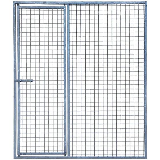 Panneau de chenil maille carrée 2m avec porte - hauteur 184cm