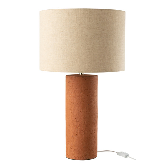 Jline - lampe sur pied en terre cuite