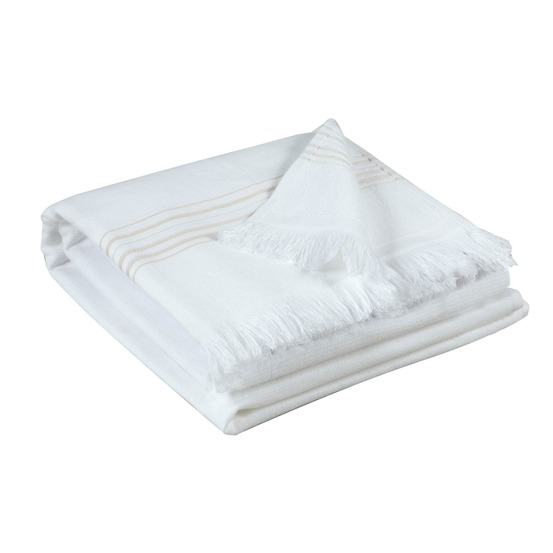 Drap hammam cancun neige 90 x 180 cm